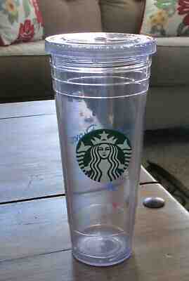 Nice DISNEY PARKS Retired Starbucks Cold Cup Venti 24oz Acrylic Tumbler (XS55 - Sold on eBay Mar, 6th 2019 for $34.95