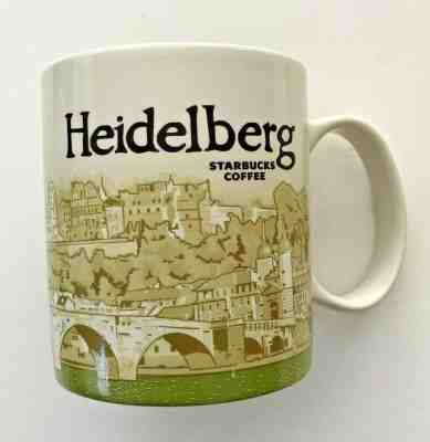 Starbucks Heidelberg Mug Global Icon City Coffee Collector Series 16 oz Cup 2014 - Sold on eBay May, 13th 2019 for $16.00