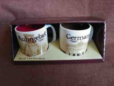 NIB Starbucks Demitasse Cups Ruhrgebiet Germany 2012 - Sold on eBay May, 14th 2019 for $72.60