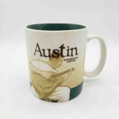Starbucks Austin TX Coffee Mug Cup City Collector Series 2011 Green 16oz NEW - Sold on eBay May, 15th 2019 for $19.99