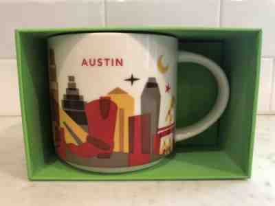 Starbucks You Are Here Collection YAH Austin NIB - Sold on eBay May, 12th 2019 for $25.00