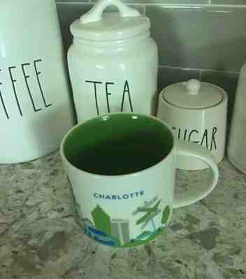STARBUCKS You are Here Collection Charlotte NC 2015 Mug Coffee Cup - Sold on eBay May, 14th 2019 for $7.00