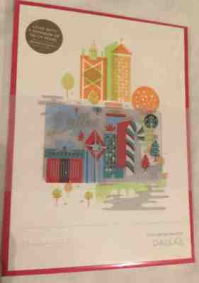 Starbucks DALLAS Holiday 2016 City Card Holiday Special Ed MINT RARE - Sold on eBay May, 15th 2019 for $29.99