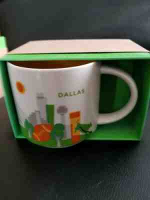 2014 STARBUCKS COFFEE MUG, YOU ARE HERE COLLECTION, DALLAS, TX, NEW - Sold on eBay May, 14th 2019 for $18.00