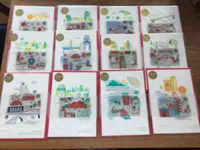 Starbucks Holiday city cards 2016 COMPLETE! Hawaii, Dallas, Houston, etc. - Sold on eBay May, 3rd 2019 for $132.21