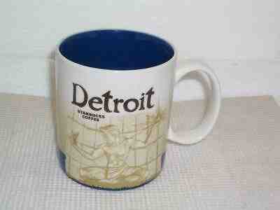 Starbucks ~DETROIT~ 16oz Global Icon 2011 Collector's Mug - Sold on eBay Apr, 25th 2019 for $28.00