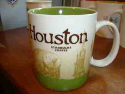 NEW Starbucks COFFEE MUG CUP 2012 COLLECTOR SERIES HOUSTON 16 OZ. - Sold on eBay May, 12th 2019 for $14.30