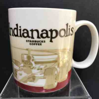 Indianapolis Indiana Starbucks Coffee Mug Racing Race Car 2011 Global Icon - Sold on eBay May, 13th 2019 for $39.99