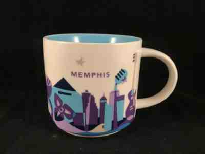 New Starbucks Coffee Memphis TN City Cup Mug "You Are Here" Collection 14Oz 2013 - Sold on eBay Apr, 26th 2019 for $38.00