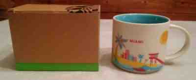 Starbucks Coffee YAH Mug 2015 MIAMI You Are Here Collection Cup 14 oz NWT - Sold on eBay May, 4th 2019 for $19.99