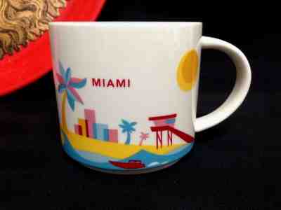STARBUCKS MUG MIAMI YOU ARE HERE COLLECTOR SERIES 14 OZ 2012 MINT CONDITION - Sold on eBay Apr, 29th 2019 for $18.00