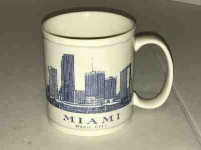 Starbucks Miami Magic City Coffee Architect Series 2007 Mug 18 oz Blue White - Sold on eBay Apr, 27th 2019 for $16.99