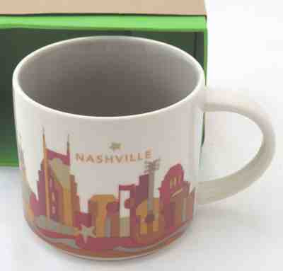Starbucks Nashville You Are Here Mug 14 ounce Grand Ol' Opry Music City NIB - Sold on eBay May, 14th 2019 for $24.99