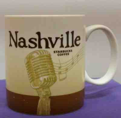 2009 Starbucks Mug Nashville Global Icon Collectors Series Mug 16oz - Sold on eBay May, 13th 2019 for $16.95