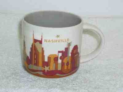 FOR XYGUY ONLY Starbucks ~NASHVILLE ~ 14 oz. Mug - You are Here Collection -2014 - Sold on eBay May, 4th 2019 for $21.95