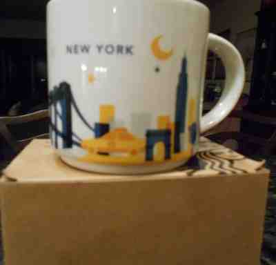 Starbucks New York NYC "You are Here"  14 Oz Coffee Mug NIB - Sold on eBay Mar, 31st 2019 for $10.99