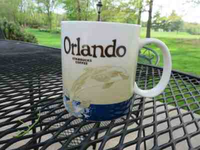 Starbucks Coffee 2011 Orlando FL Collector Series 16 oz Mug Dolphin EUC - Sold on eBay May, 13th 2019 for $14.99