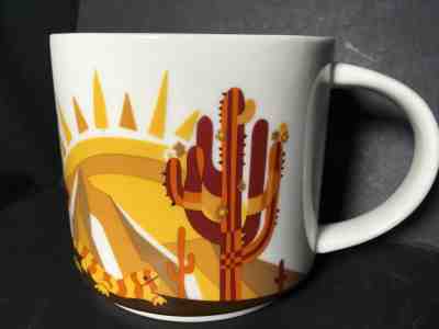 Starbucks You Are Here Collection Phoenix Mug Cup Coffee Tea 2014 Arizona Sun  - Sold on eBay Mar, 3rd 2019 for $12.00