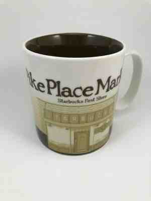 STARBUCKS PIKE PLACE MARKET COFFEE MUG 2008 16OZ NEW - Sold on eBay May, 15th 2019 for $15.00