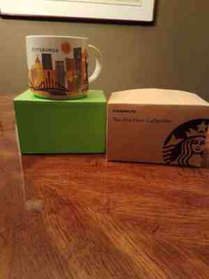 2014 Starbucks Pittsburgh You Are Here Collection Coffee Cup Mug Yellow - Sold on eBay Apr, 28th 2019 for $25.00