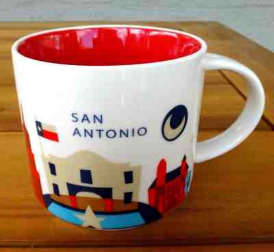 Starbucks 2012 San Antonio Stackable 14 Oz.Tall Cocoa Coffee Tea Mug-Ships Free - Sold on eBay May, 4th 2019 for $24.50