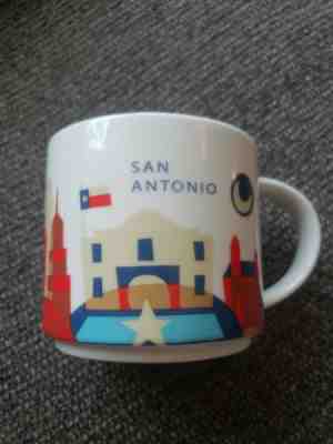 Starbucks Coffee Mug Tea Cup 2013 San Antonio TX You Are Here Collection 14oz  - Sold on eBay May, 1st 2019 for $10.00