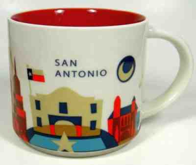Starbucks YOU ARE HERE ~SAN ANTONIO~ RETIRED - City Mug -no Box - Sold on eBay May, 1st 2019 for $10.95