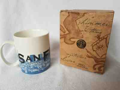 Collectible Starbucks 2002 Skyline Series 1 SAN DIEGO Barista Coffee Mug 16oz - Sold on eBay May, 7th 2019 for $14.49