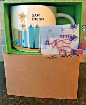 STARBUCKS COFFEE MUG SAN DIEGO CALIFORNIA "YOU ARE HERE COLLECTION" - Sold on eBay May, 7th 2019 for $37.99