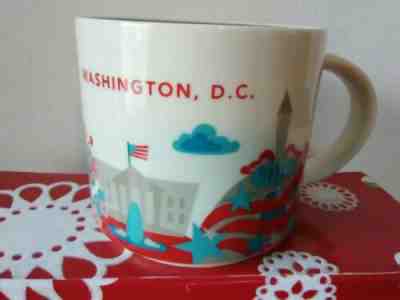 Starbucks You Are Here WASHINGTON DC Mug  Coffee Cup cherry blossoms 2015  - Sold on eBay May, 13th 2019 for $15.00