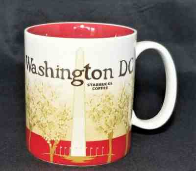 Starbucks Mug Global Icon Series 2011 WASHINGTON DC NEVER USED! SKU ATTACHED! - Sold on eBay May, 7th 2019 for $16.99