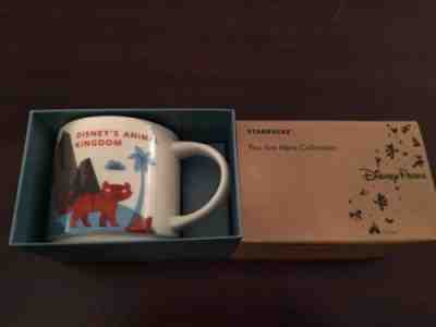 NEW NIB Starbucks Coffee Disney Parks You Are Here Mug Animal Kingdom YAH 14oz. - Sold on eBay May, 14th 2019 for $31.95