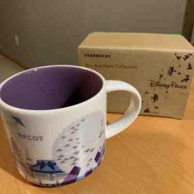 Starbucks “Epcot” Disney World You Are Here (YAH) Mug - New NIB - Sold on eBay Apr, 26th 2019 for $35.00