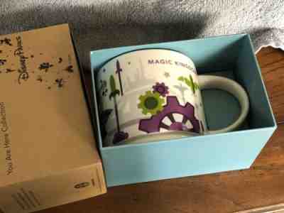 NIB Starbucks You Are Here Magic Kingdom Coffee Cup Mug WDW Walt Disney World - Sold on eBay Apr, 27th 2019 for $12.00