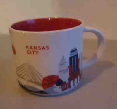 Kansas City 2014 Starbucks Mug 14 oz. You Are Here City Collection YAH Missouri - Sold on eBay May, 13th 2019 for $12.00