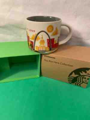 Discontinued Starbucks St. Louis You Are Here Collection 14oz. Coffee Mug w/box - Sold on eBay May, 5th 2019 for $29.95