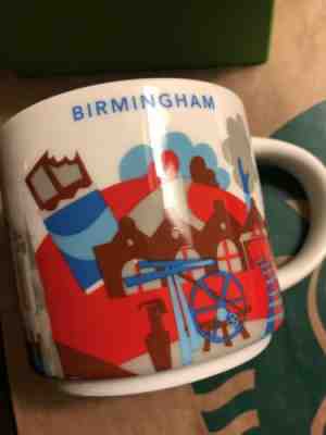 Starbucks Birmingham, England -YAH You Are Here Mug - New w/ SKU - US shipper - Sold on eBay Mar, 6th 2019 for $26.99