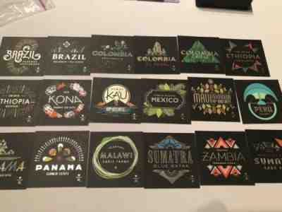 2013-14 Starbucks Reserve Coffee Taster Tasting Card Lot Of 18 LIMITED/Very RARE - Sold on eBay May, 12th 2019 for $8.50