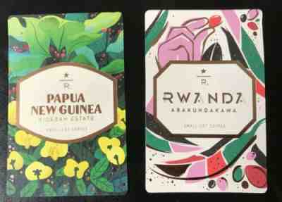 ++ 2 STARBUCKS Reserve 2019 New Collection Coffee Taster Single Card Lot Rare 2 - Sold on eBay May, 12th 2019 for $3.51