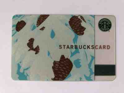 2002 Starbucks Gift Card Pinecones Unused No Value Pin Hidden - Sold on eBay May, 2nd 2019 for $5.00