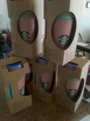 Starbucks Color Changing Reusable Cold Cup Tumblers NEW 5 Pack Cups Lids Straws - Sold on eBay May, 15th 2019 for $65.00