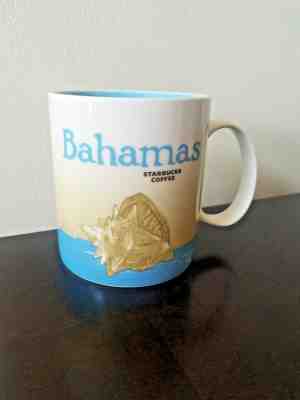 Starbucks 2016 Bahamas Collector Series Coffee Tea Mug Cup Glass 16 oz  - Sold on eBay May, 13th 2019 for $17.00