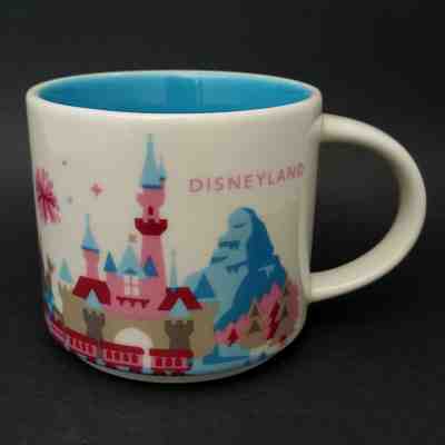 Starbucks Disneyland Mug Disney Parks YAH You Are Here 1st Edition Pink Blue - Sold on eBay May, 7th 2019 for $42.00