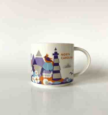 Starbucks 2013 NORTH CAROLINA "You Are Here" Collection Mug Coffee Cup (14 oz) - Sold on eBay May, 15th 2019 for $15.00
