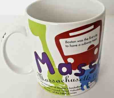 Starbucks States of Bean Massachusetts Coffee Cup Mug 1997 Oversized 20 oz.   - Sold on eBay May, 14th 2019 for $14.99