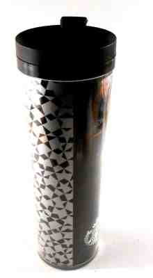Starbucks 2011 Black LARGE Mermaid Logo Insulated Travel Tumbler 20 oz Lid - Sold on eBay May, 14th 2019 for $10.19