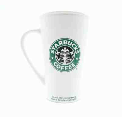 Starbucks Logo 2007 White 20 oz Venti Cup Coffee Mug Checkboxes Decaf Shots Milk - Sold on eBay May, 14th 2019 for $21.97