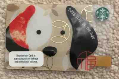 Starbucks 2016 PHILIPPINES CNY Year Of The Dog card - Sold on eBay Mar, 7th 2019 for $4.25