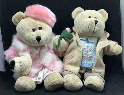 Starbucks Coffee 2006 Valentine's Bearista Bears 46th Edition Boy & Girl EUC - Sold on eBay Mar, 8th 2019 for $15.95