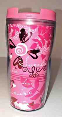 2004 Starbucks Barista Valentine Travel Tumbler 8 Fl oz Pink Lid Love Sweet  - Sold on eBay Mar, 22nd 2019 for $4.99